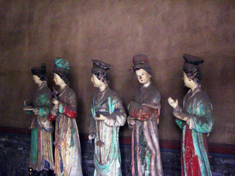 Miller, once again: The "attendant figures within the Sage Mother Hall are considered to be some of the best Northern Song-dynasty works ext