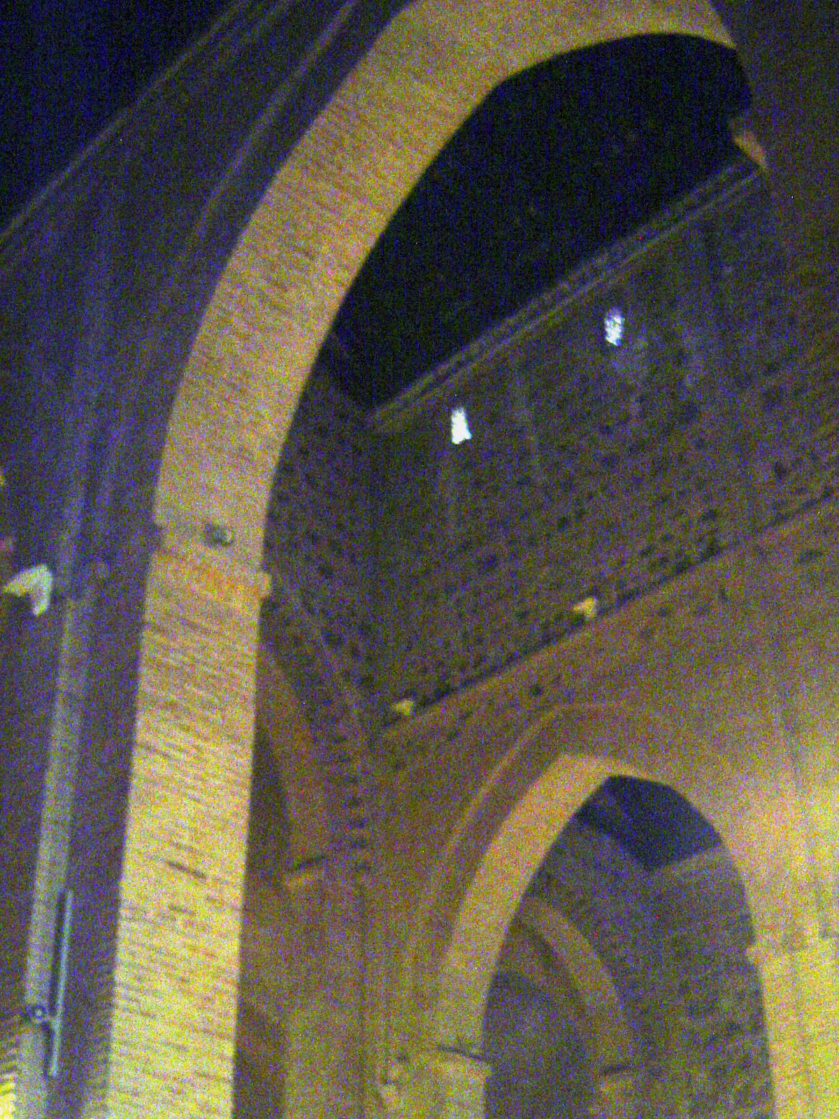 The interior, on the other hand, anticipates the Gothic style with its emphasis on height and its reliance on pointed arches.