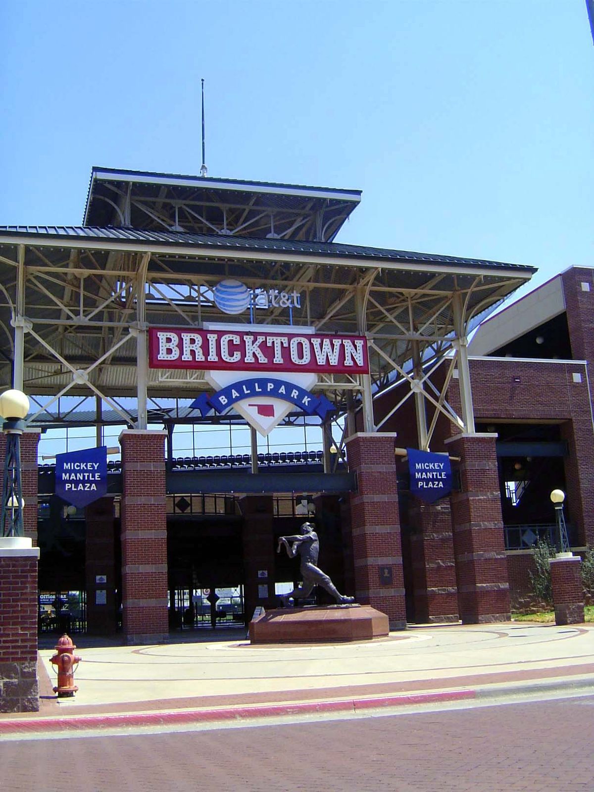 The Bricktown ballpark opened in 1998.