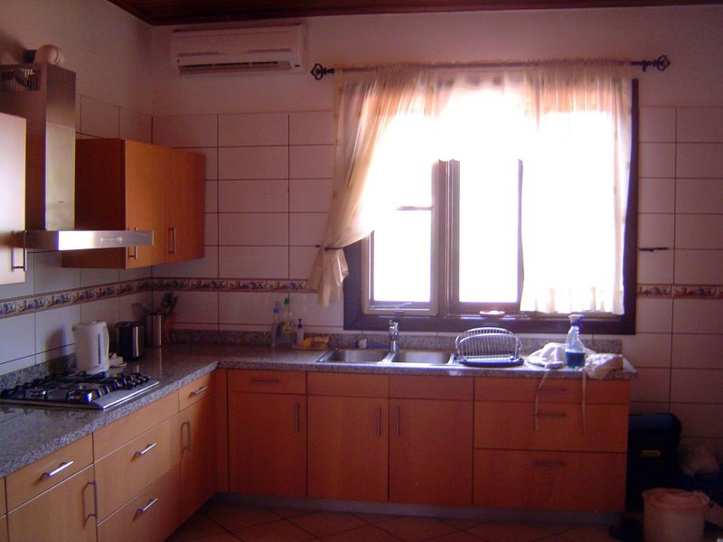 Kitchen in rental unit. Two bedrooms, furnished. USD 5,000 a month on a lease.
