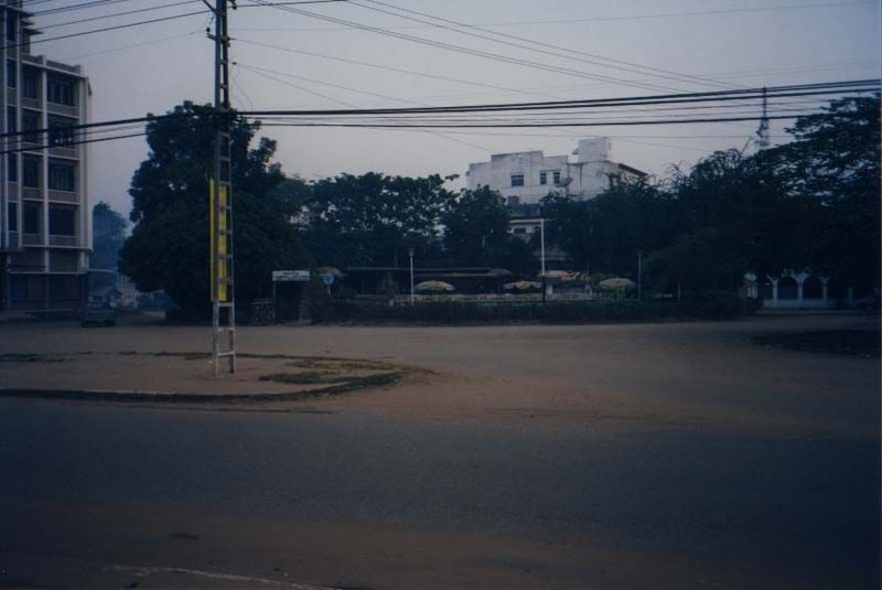 Once a colonial covered market, Nam Phu is now a traffic circle around a fountain.