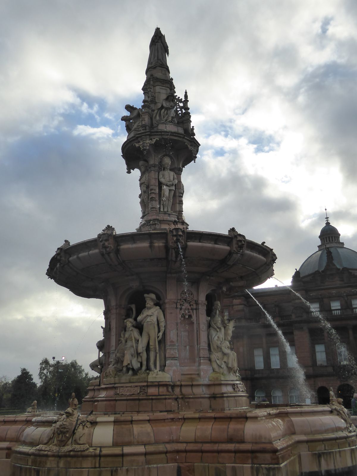 Not so simple. We bumped into Doulton Ware in the previous file at the Cameron Fountain, Charing Cross, but here's a much bigger piece next 