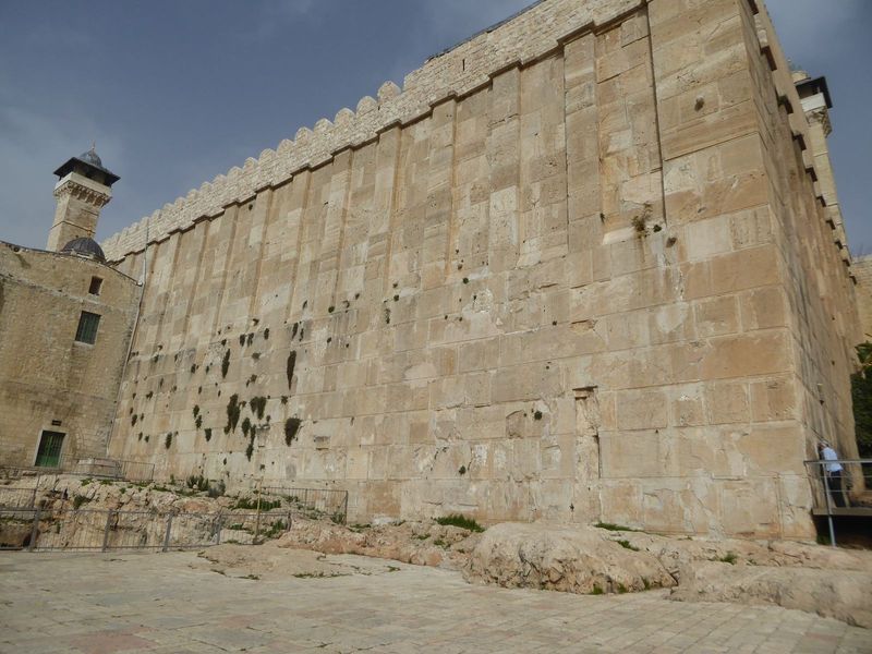Although it's just a miniature of the Haram in Jerusalem, it's also the only surviving intact work of Herod. The minarets were added much la