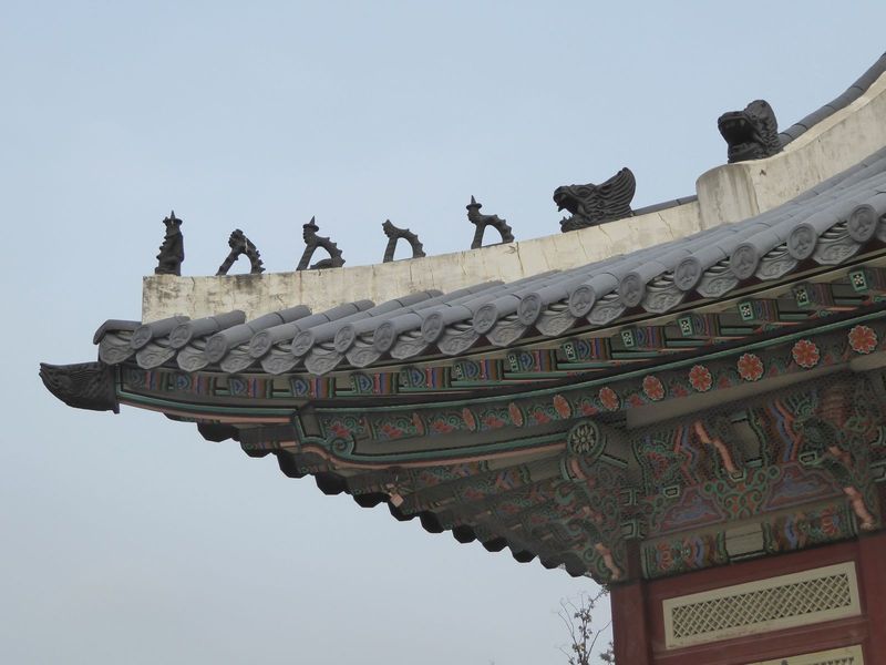 What they signify isn't so clear: one theory is that they represent a pilgrim Hsi-yu Chi and the animals accompanying him in a journey to In
