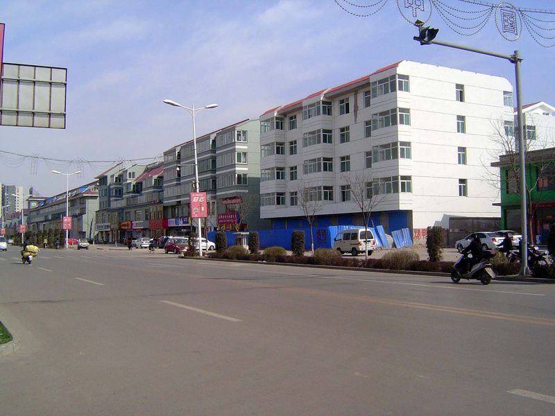 There's plenty of new housing and wide roads.
