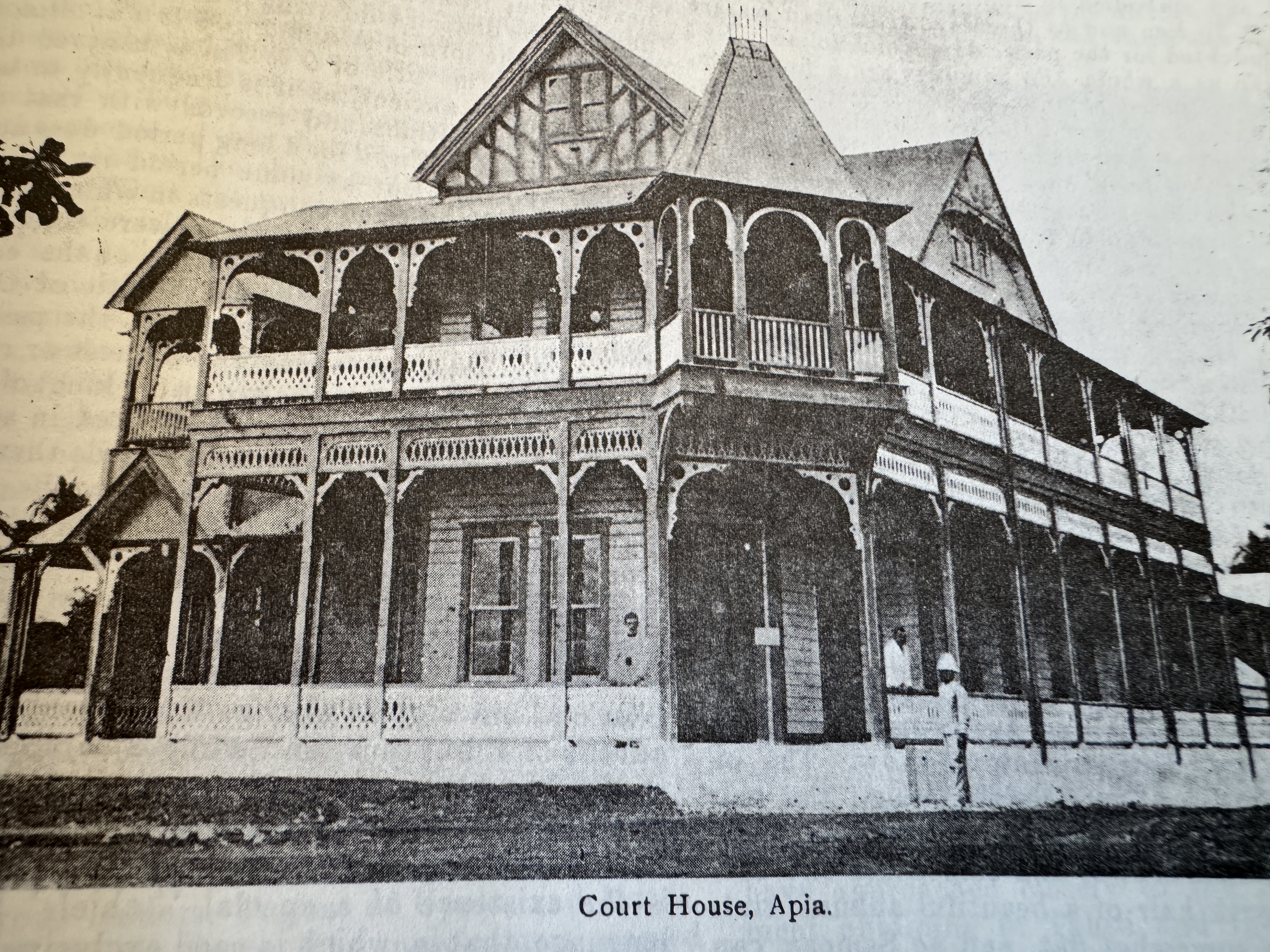 The Germans built a courthouse.  The architect was the same Fritz St nzner who had designed the magnificent quarters for DHPG employees.