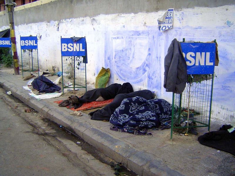 Meanwhile, street sleepers.