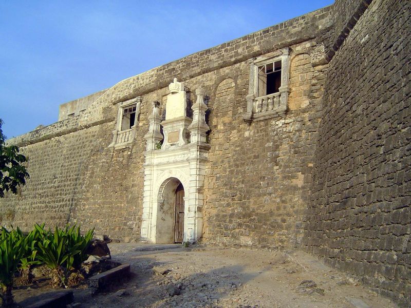 The main gate.