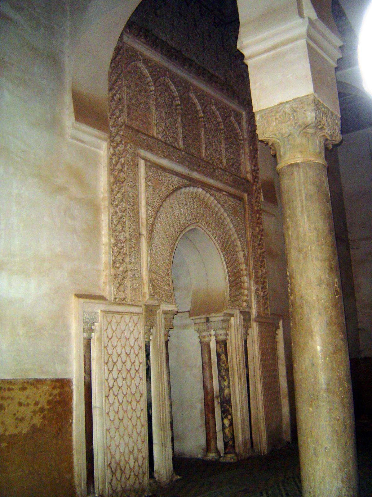 Columns of Carrara marble, said apocryphally? to be worth their weight in sugar.