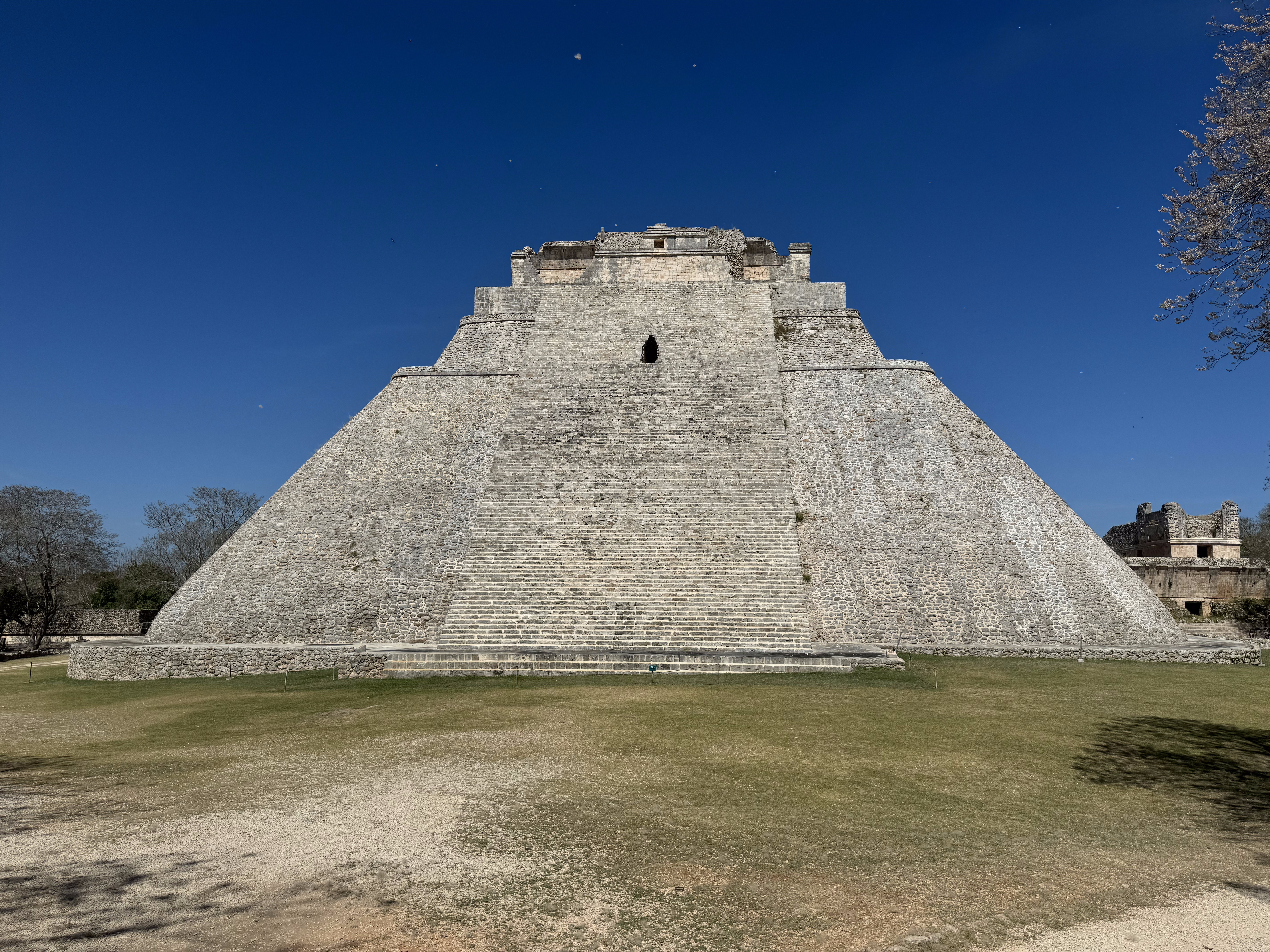 The funny thing is that the pyramid today looks more like Waldeck's drawing than either Catherwood's or Charnay's.