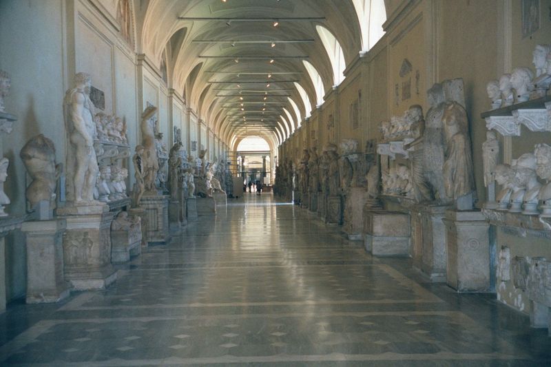 Museums transmit the classical heritage: here, the Chiarimonti Museum, in the Vatican. It was assembled by Canova for Giorgio Chiarimonti, P