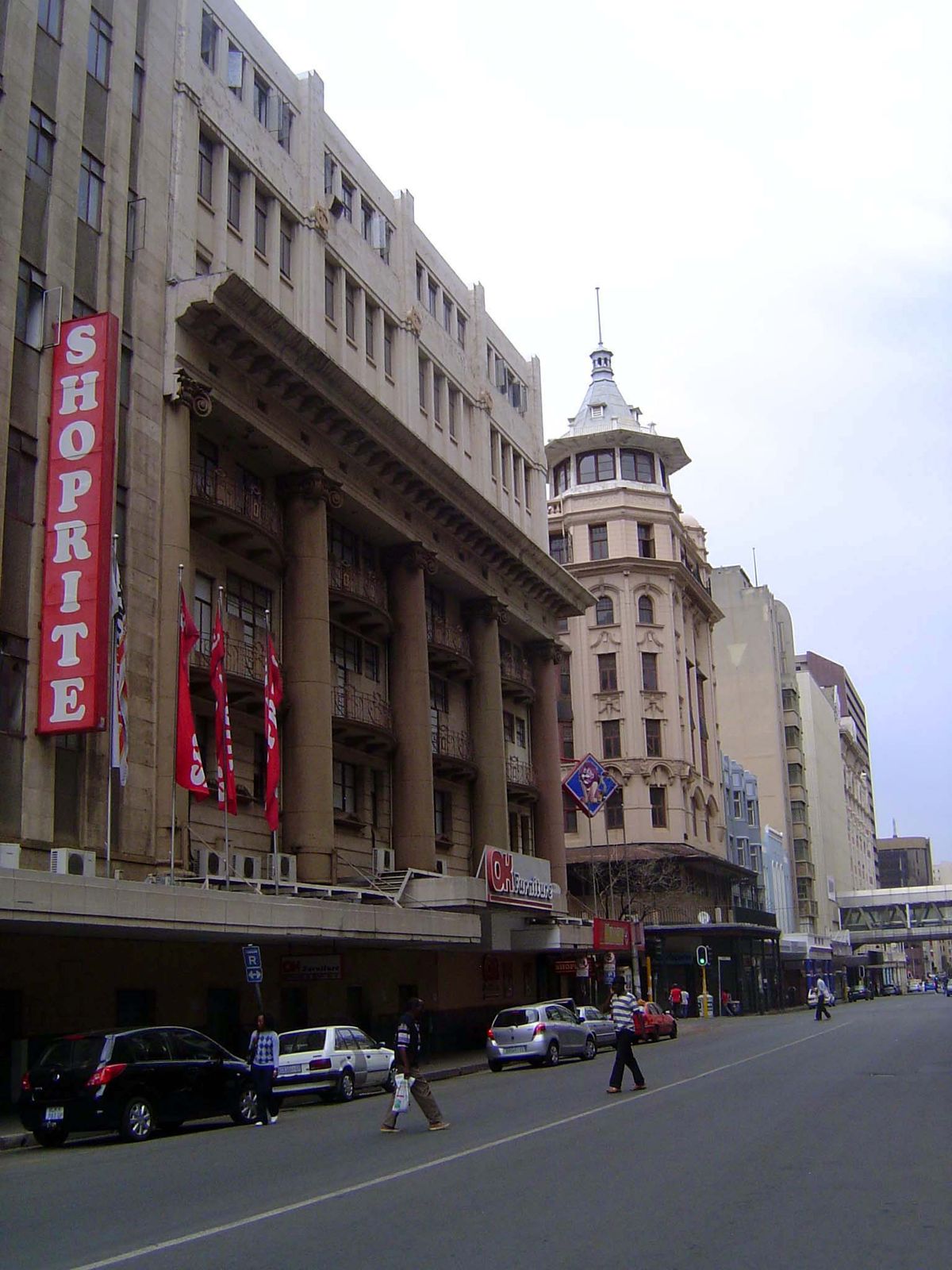 Across from Cuthberts is a store belonging to Africa's biggest supermarket chain. Shoprite has over 300 stores ranging as far as Ghana, Nige