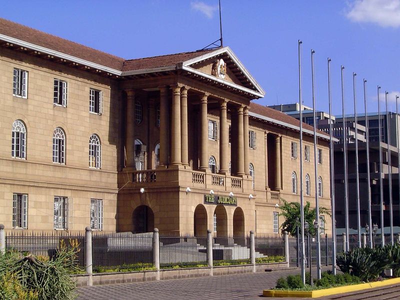 Somebody decided that what was good enough for one building was good enough for another, in this case the law courts, similarly attributed t