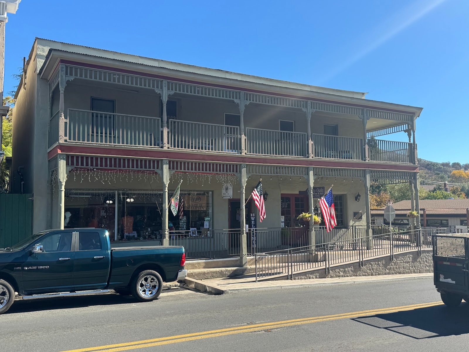 In 1867, Herman Schlageter rebuilt the Pine Tree Hotel, which had been built in 1859 only to burn down seven years later.  Presidents Grant 