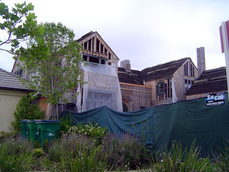 What style so cruel? Work seems to have been suspended. Covenant Hills meets the Great Recession.