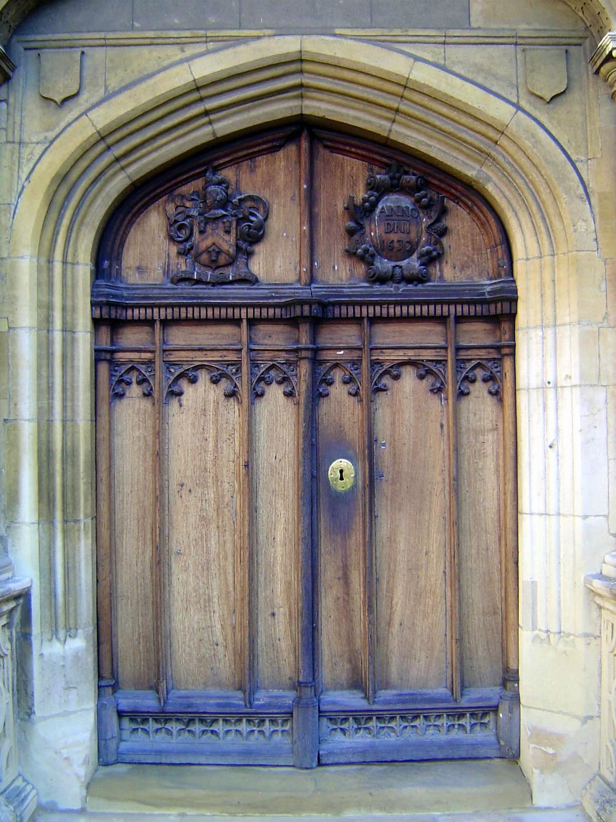 Chapel door.