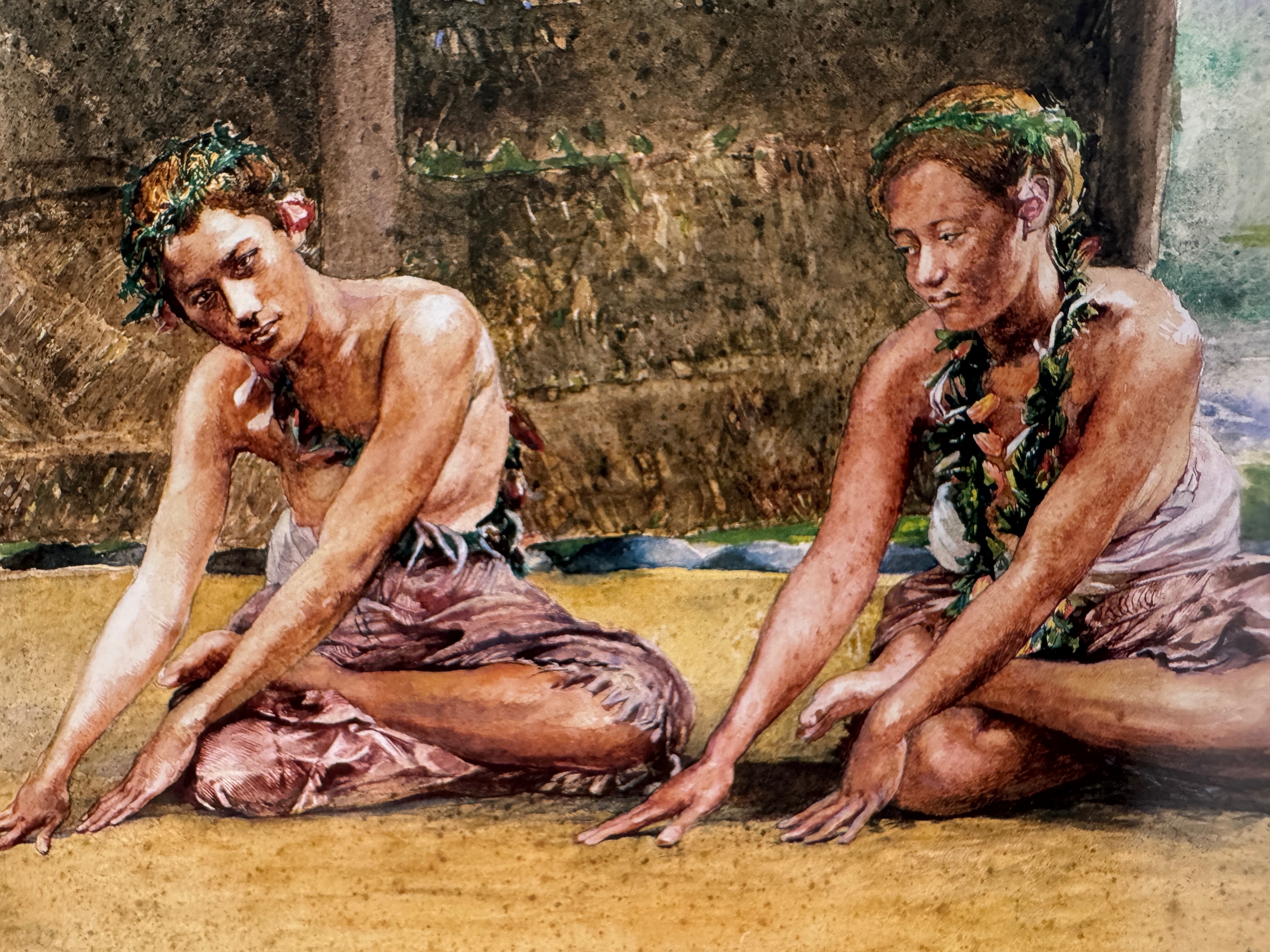 Watching with La Farge, Adams wrote: "The sensation of seeing extremely fine women, with superb forms, perfectly unconscious of undress, and