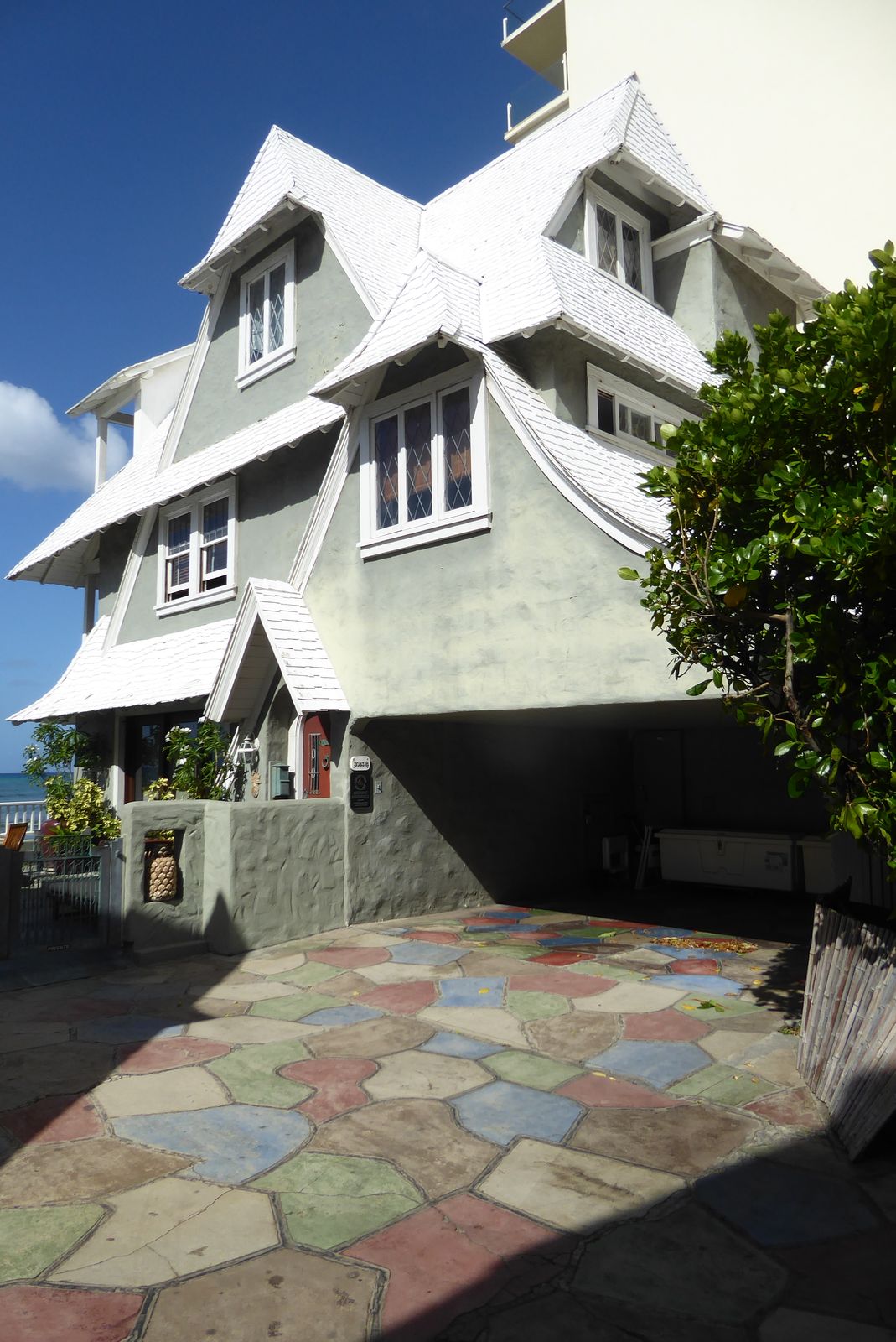O Lord, spare us needing a new roof. Same street, but on the ocean side.