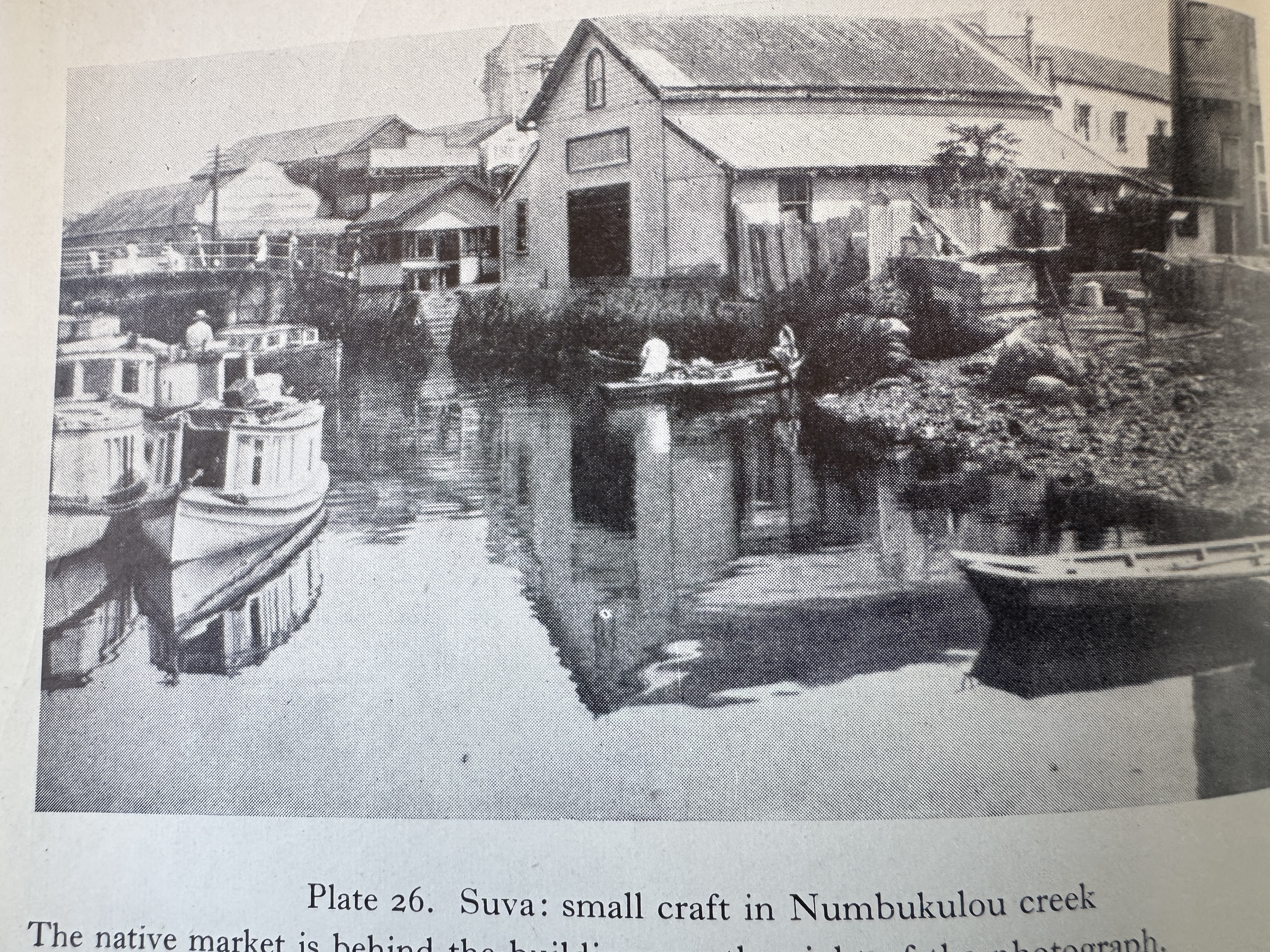 The way it was in about 1940.

British Naval Intelligence, Geographical Handbook B.R. 519B, Pacific Islands, vol. 3, 1944, following p. 214.