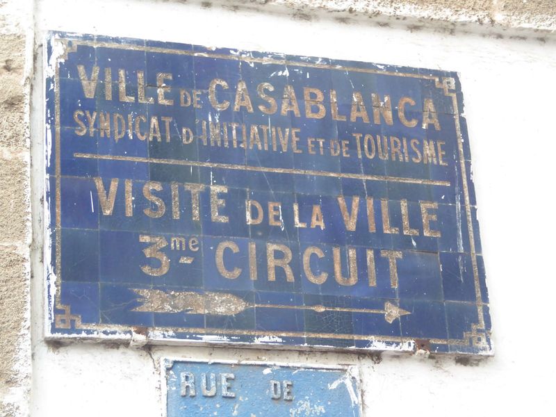 The French did make an effort to help visitors, but most of the signs have vanished. If you can find another, you get a prize.