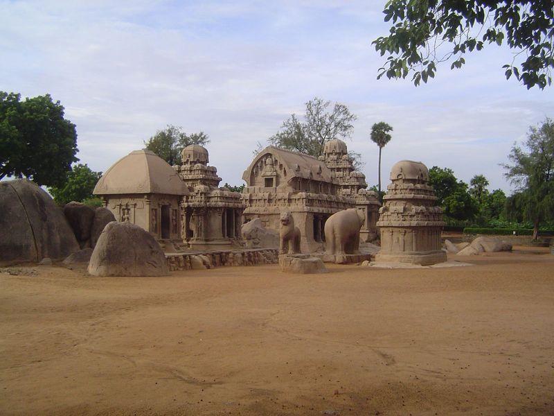 The temples are named for characters from the Mahabharata, but these are folk names from much later times. They're useful only as handles ch