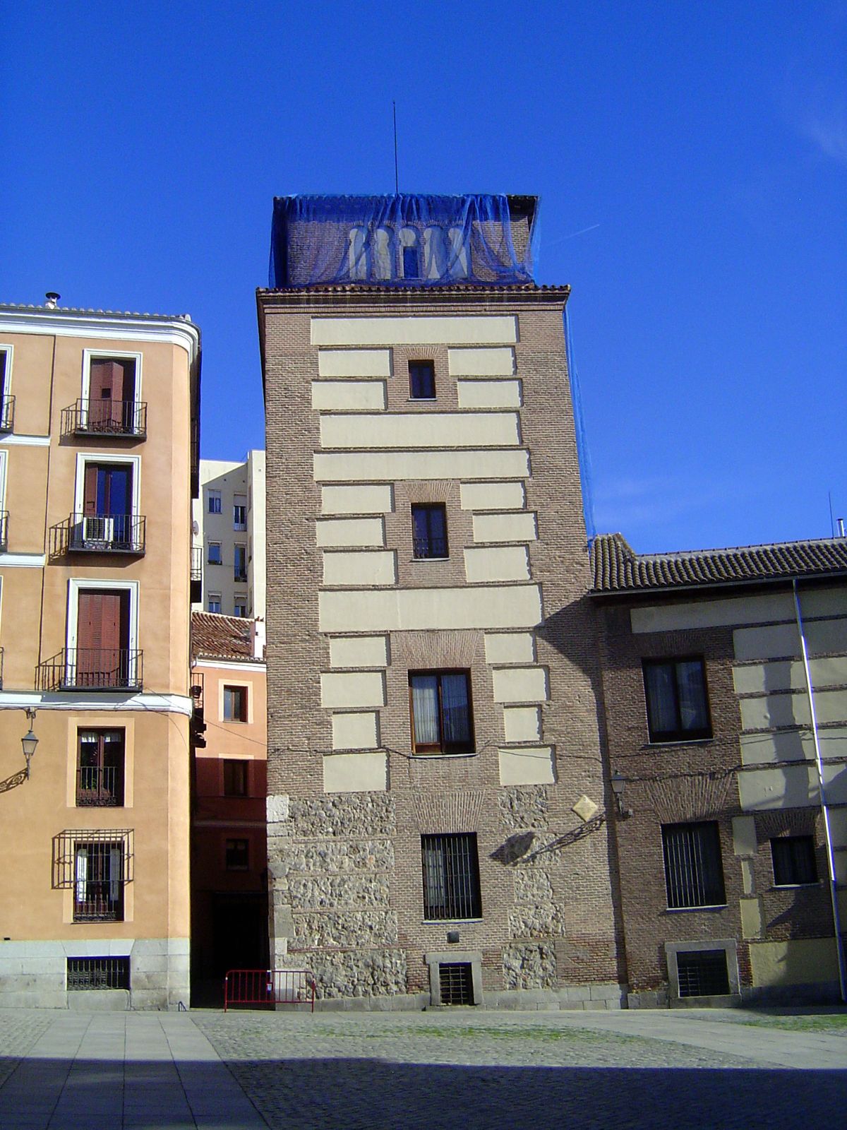 Restored in 1915, the tower was built in the early 1500s and is one of the few Mudéjar or Muslim-influenced structures surviving in Madrid.
