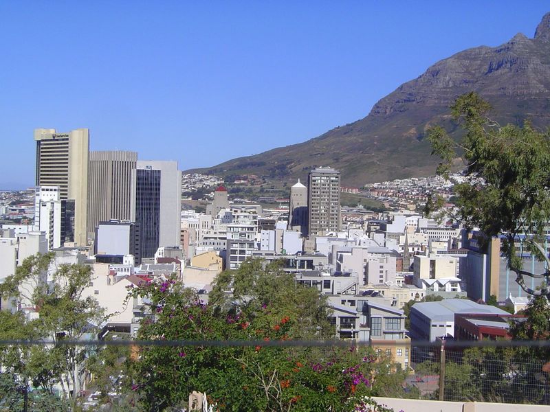 They don't look so big when Table Mountain comes into view.