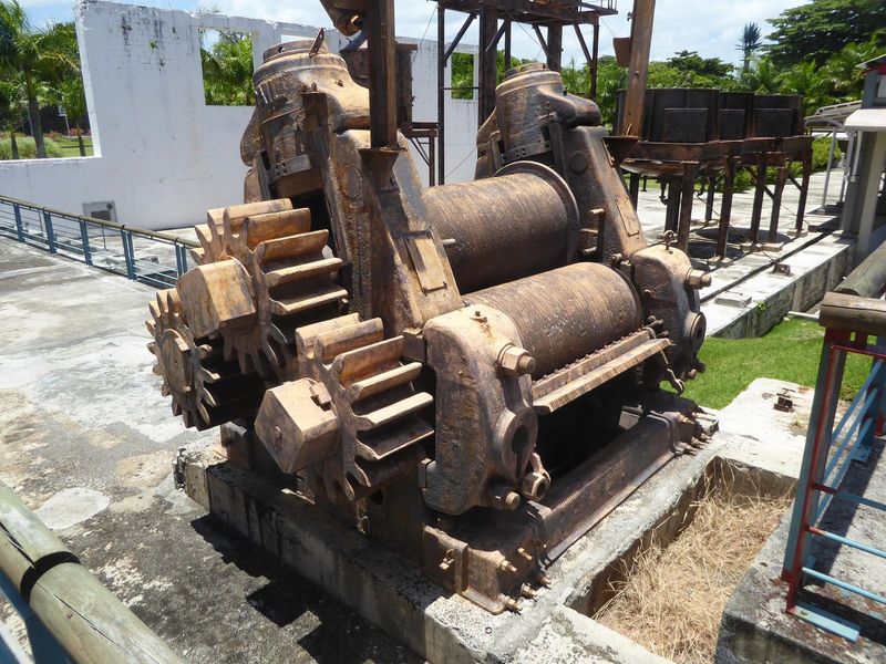 A serious crusher. The Compagnie Sucrière de Bel Ombre opened a mill near the south coast of the island in 1910, and it crushed cane there u