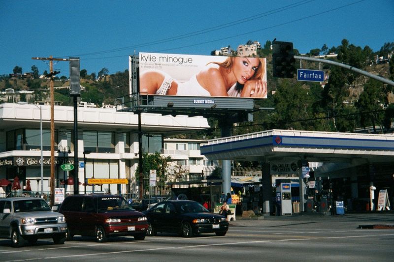 Fairfax and Sunset: a Southern California Avenue of the Giants.