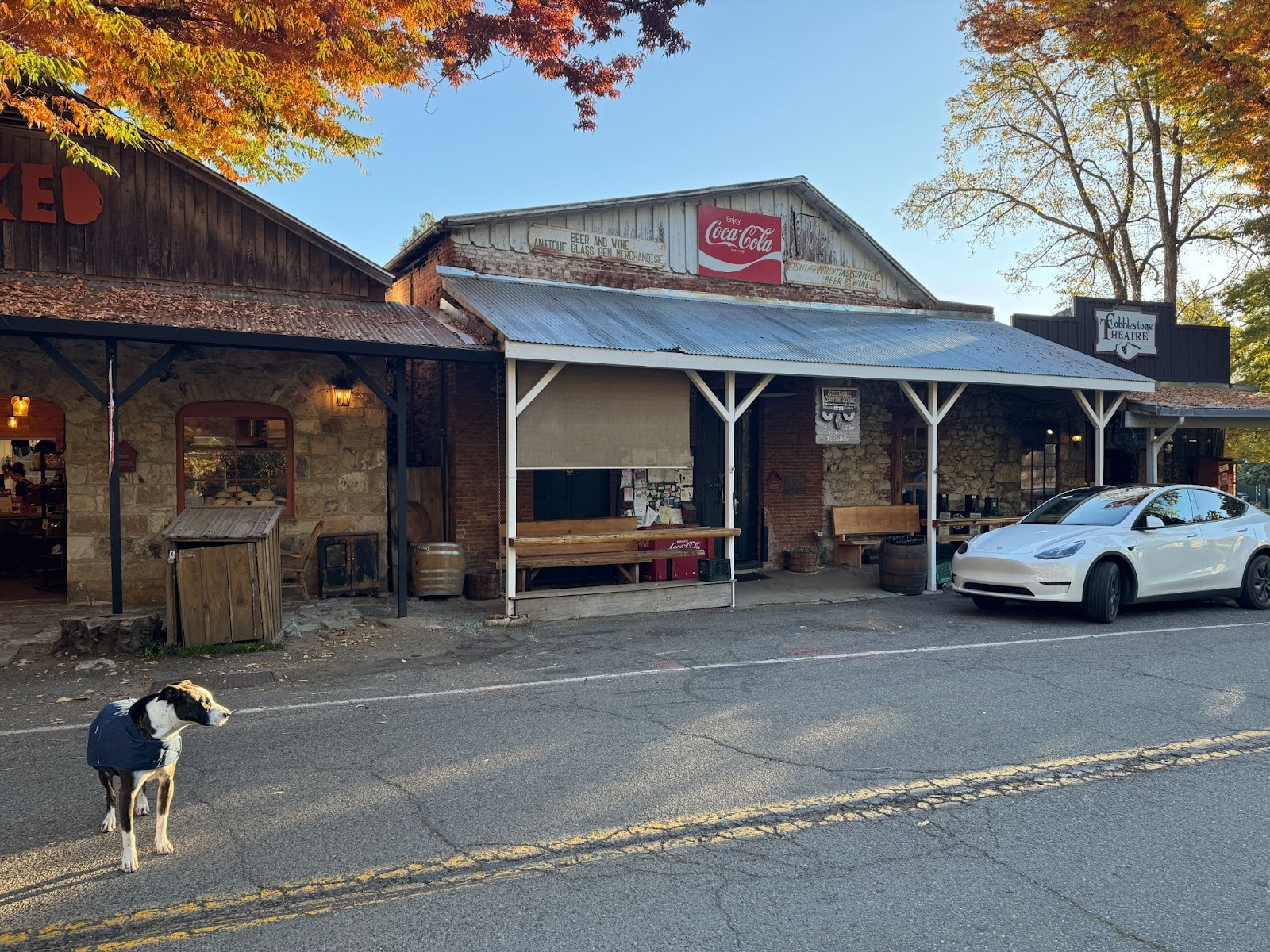 Adjacent store.