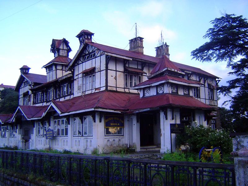 Another named property, this is Bantony, built in 1880 as the summer home of the Maharaja of Sirmour, which was a princely state immediately