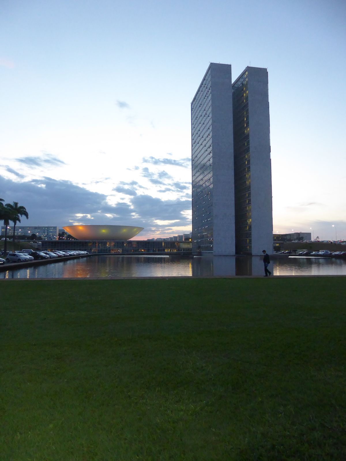 A heretical observation: how would you like to have an office in the middle? That's what happens when you design a building as sculpture.