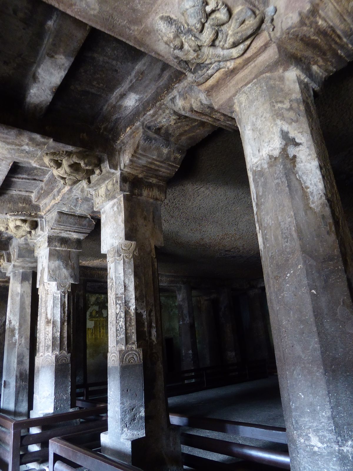 The cave was funded by Upendragupta, a sub-king under Harisena. Spink makes it all sound very modern, with Upendragupta making "liberal use 