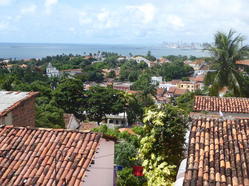Officially, Olinda has about 300,000 people, but the historic district is much smaller and mostly around this hill. The early Portuguese pre