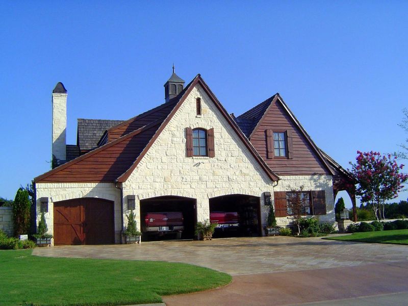 Rustic trim, with tight-squeeze stalls for hundreds and hundreds of horses.