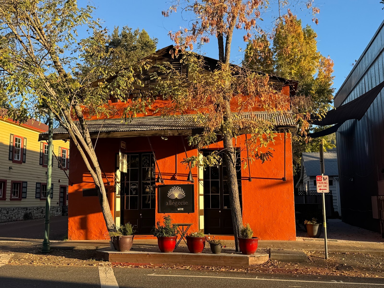 Allegorie started out as the Jones Apothecary, rebuilt with 30-inch-thick brick walls after a fire in 1859.