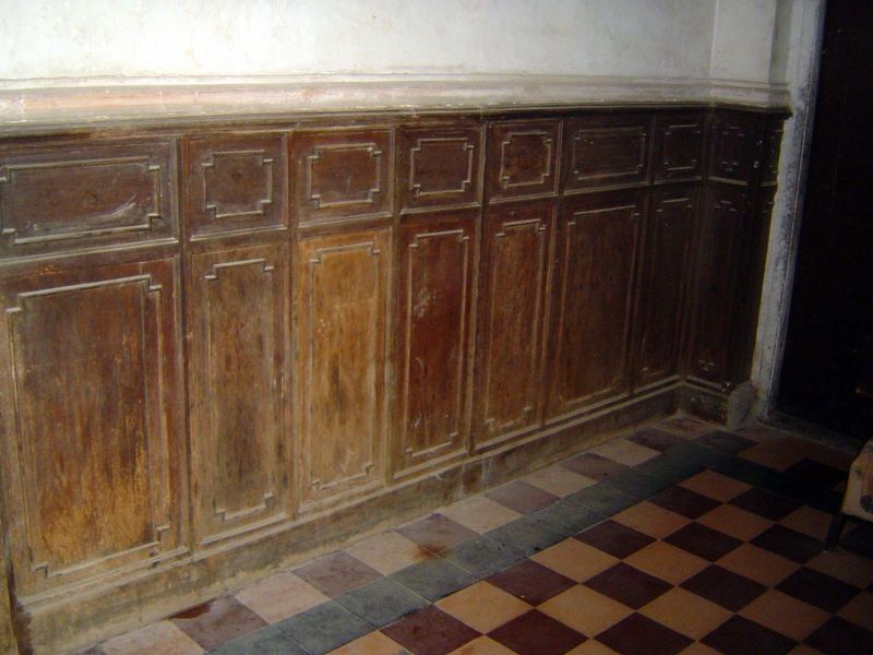 Wainscoting.