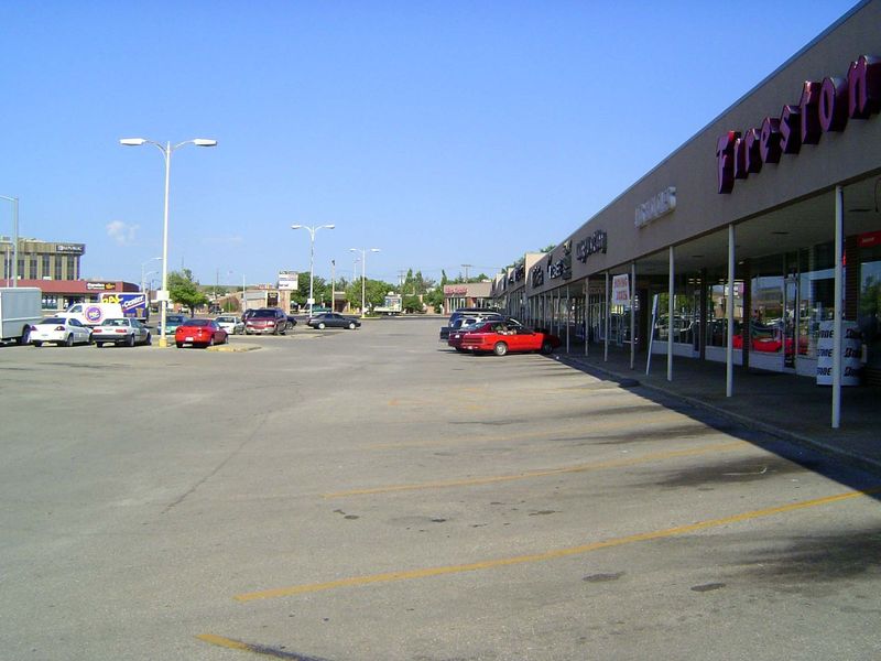 Here's Norman's first shopping center, the University Downtown Center.
