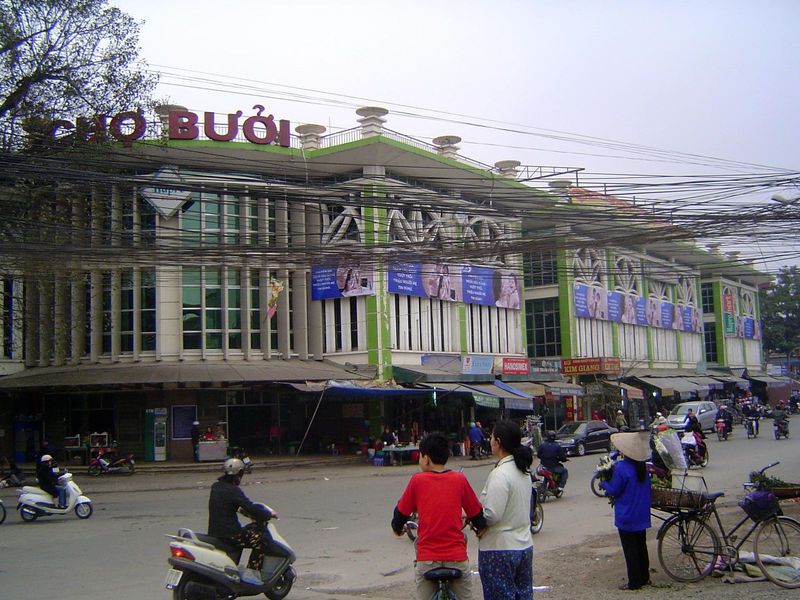 Another socialist relic: the Cho Buoi or Buoi Market.