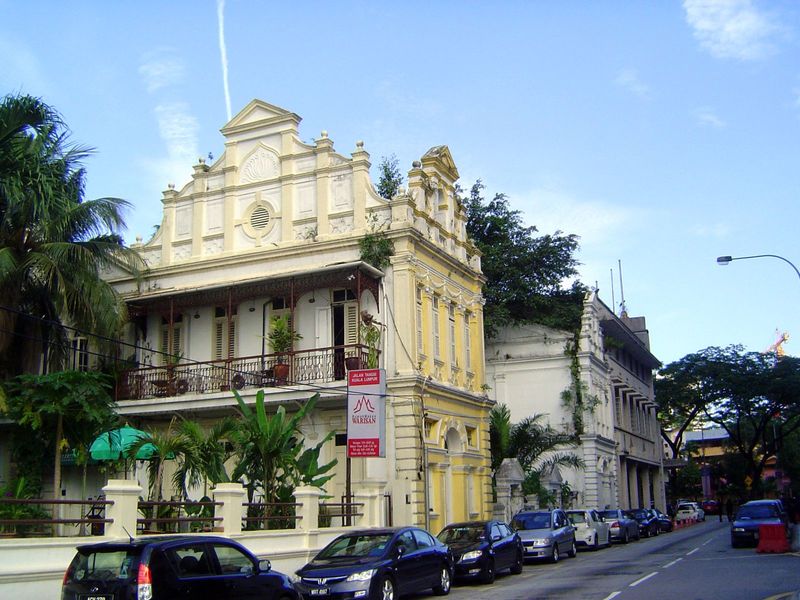 The ornament could be extravagant, as here on Jalan Tangsi, formerly Barracks Road.