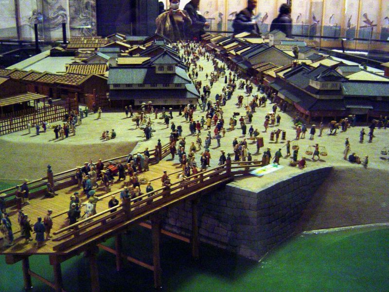 So can a model of the district that once stretched away from the bridge. The city was overwhelmingly built of wood, resistant to earthquakes