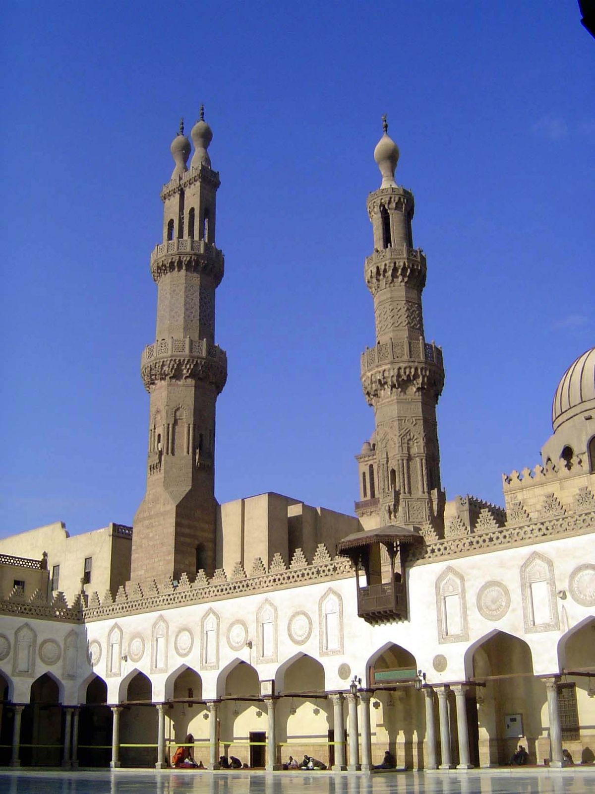To its left is a minaret added in 1510 by Sultan al-Ghuri, whose nearby mosque is coming up momentarily.