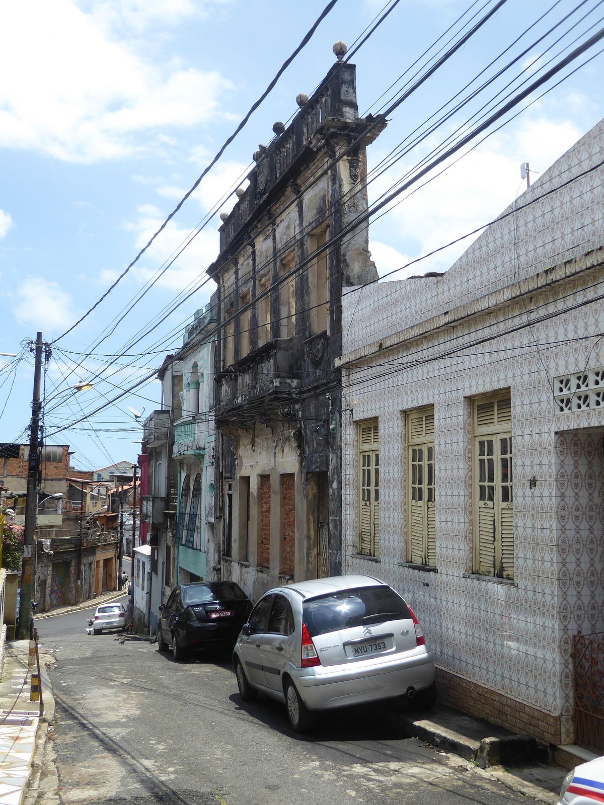 Facade with nothing behind.