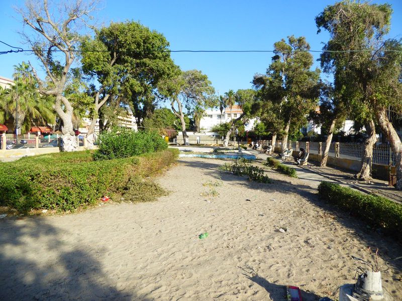 The garden was presumably far greener in 1900. How it was watered then is a nice question. There are a few wells on the island, but addition