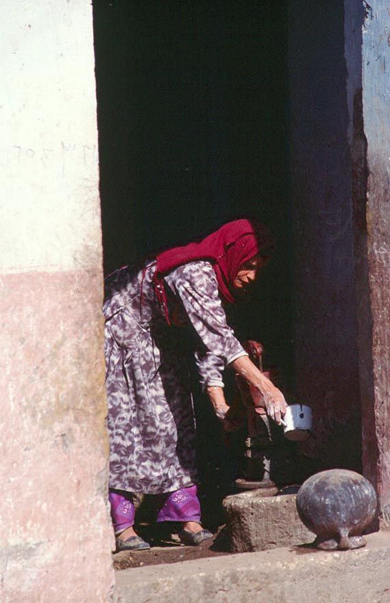Water came from pumps, not taps.