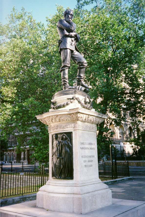 A more pensive figure: Charles Gordon, killed at Khartoum. Reviled as a fool by Lord Cromer, master of Egypt, Gordon carried Victorian moral
