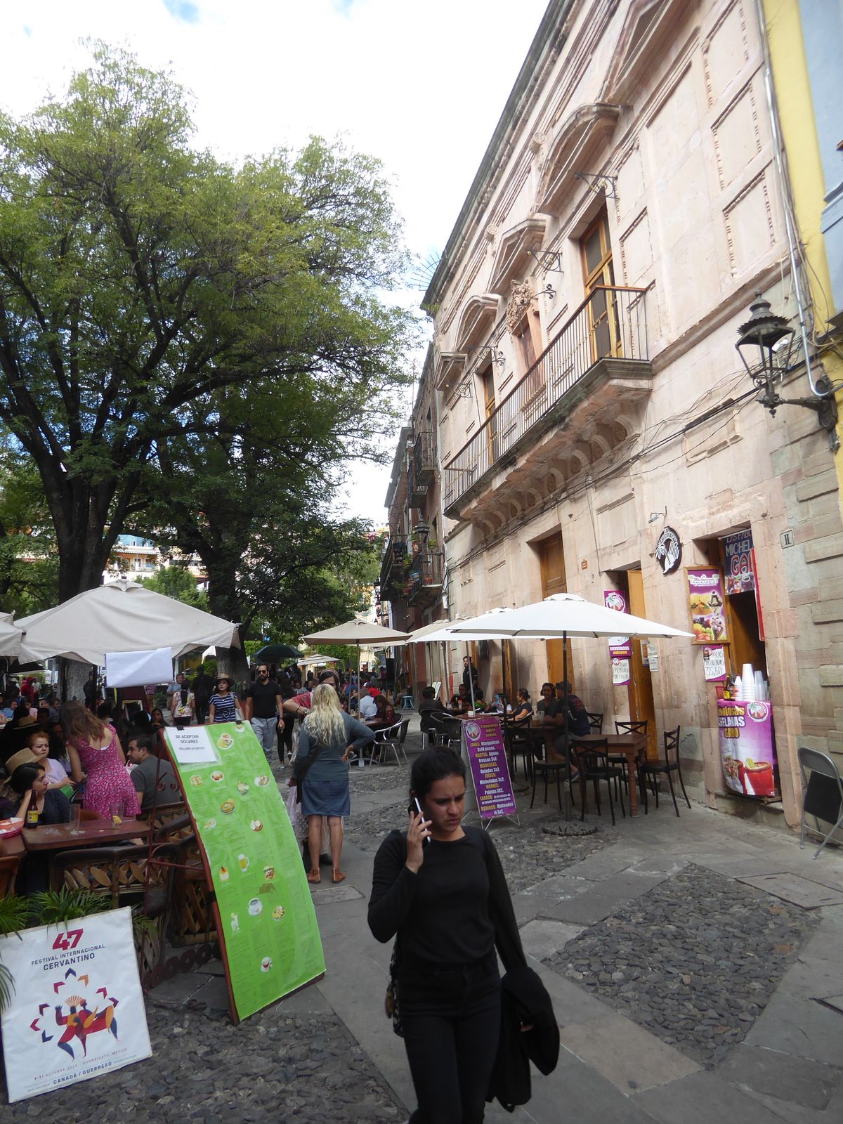 Not so Guanajuato, reliant on tourists drawn by whatever it is that draws tourists. By the way, Mexico is still the world's biggest silver p