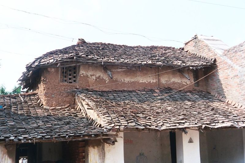 Roof tiles.