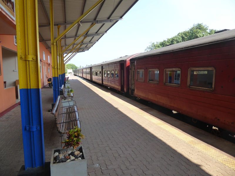 Several passenger trains run daily to Colombo.