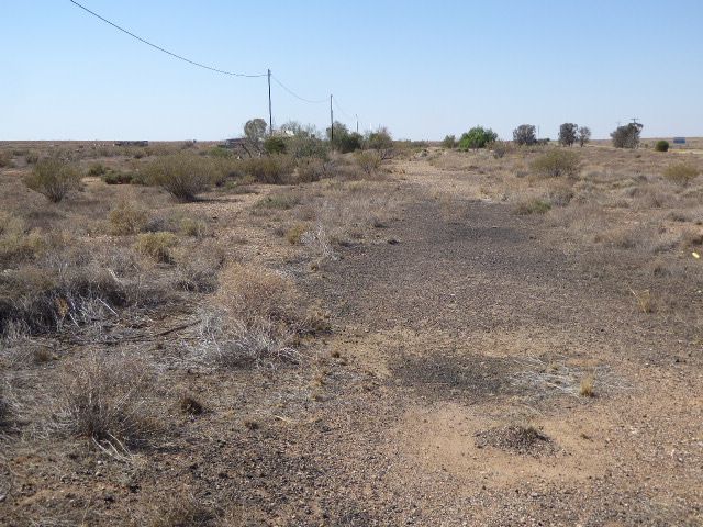 Here's a bit of the old roadbed between Silverton and Broken Hill.